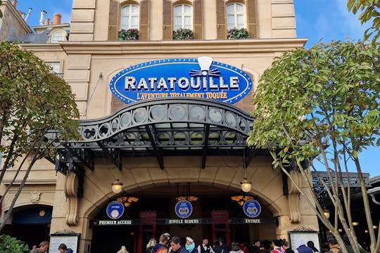Entrance to the Ratatouille Ride at Walt Disney Studios Park at Disneyland Paris