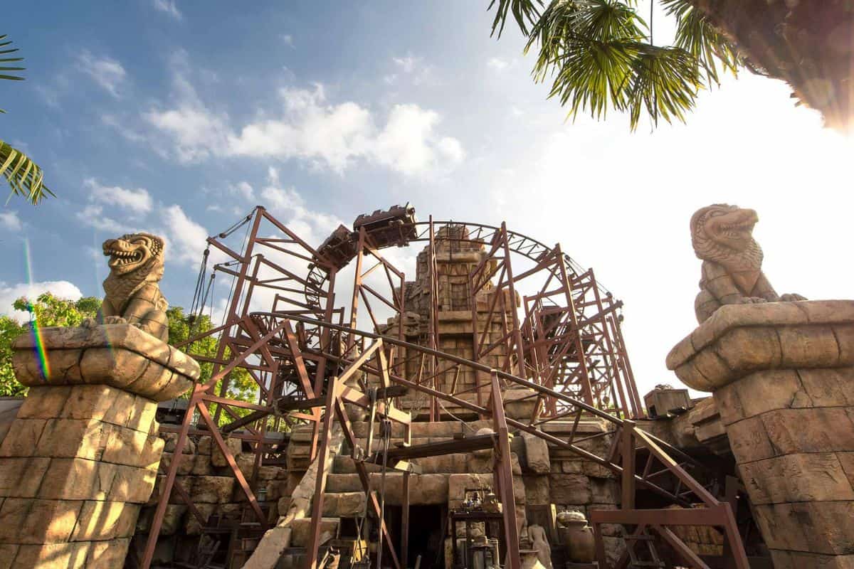 Indiana Jones Ride at Disneyland Paris