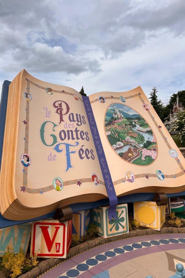 Story Book Canal Boats entrance in Fantasyland Disneyland Paris