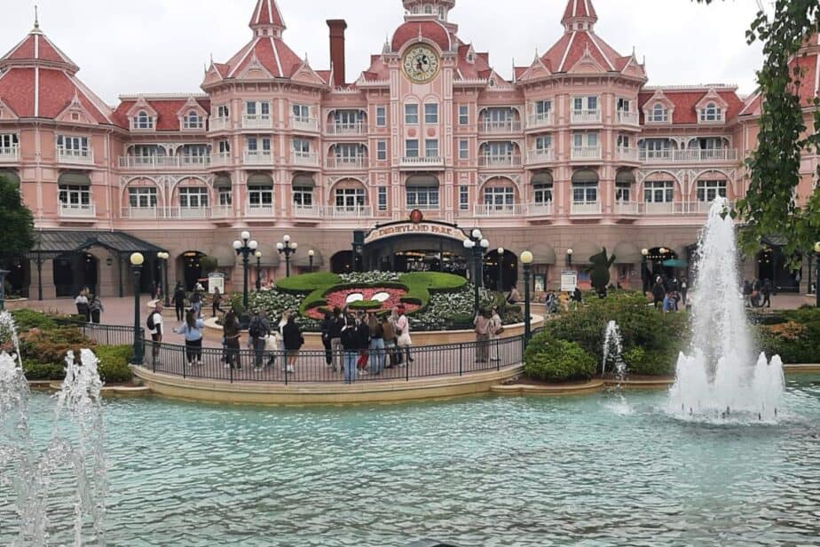 Entrance to the Disneyland Park at Disneyland Paris