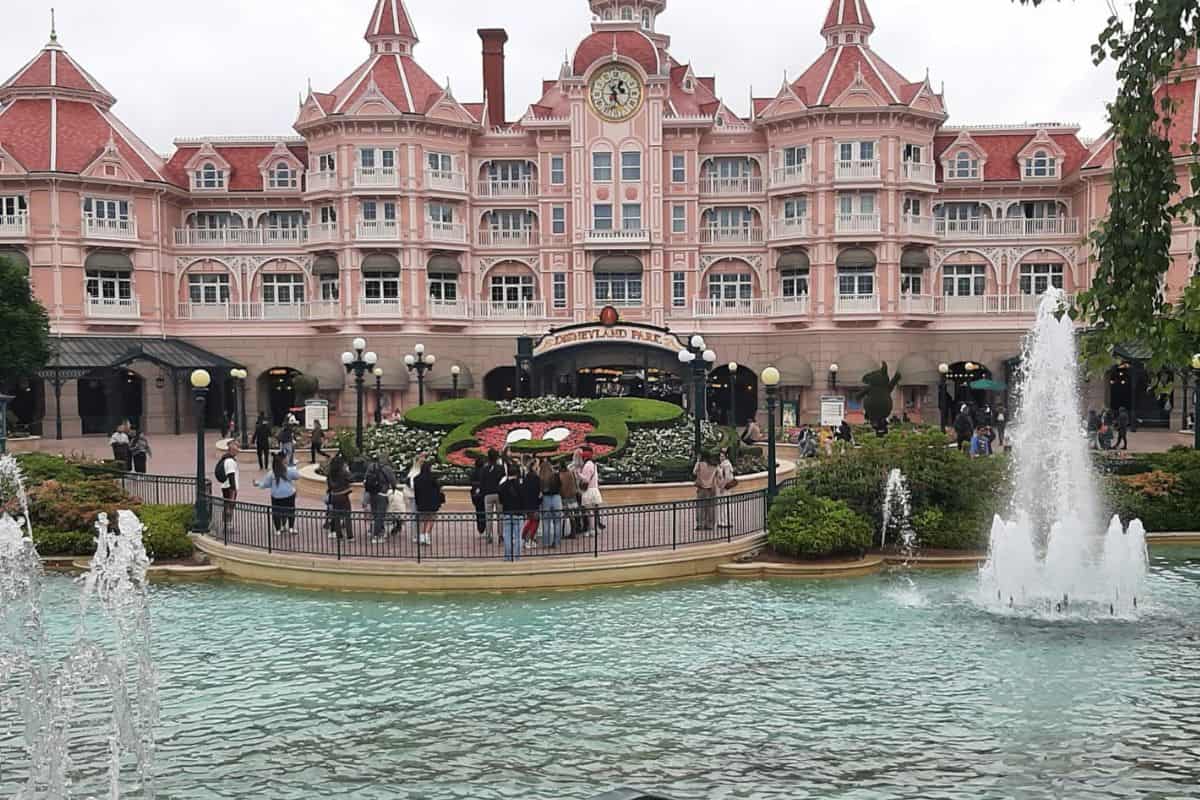 Entrance to the Disneyland Park at Disneyland Paris