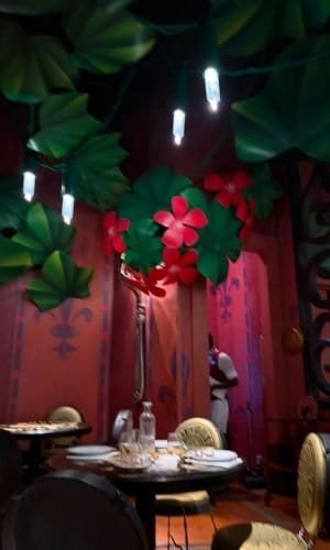 Inside the Bistrot Chez Remy restaurant Disneyland Paris