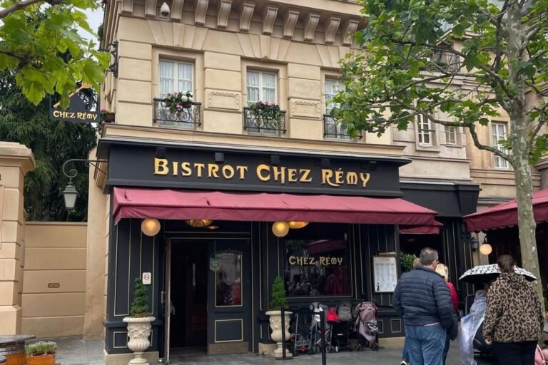 Front of Bistrot Chez Remy restaurant Disneyland Paris